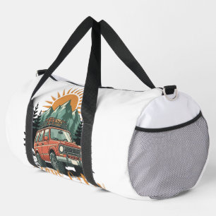 Bolso De Deporte Grande Aventura Vintage Overland 4x4 Escapa de la Ciudad