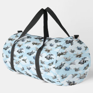 Bolso De Deporte Grande Aviones militares personalizados