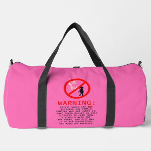 Bolso De Deporte Grande Aviso de zapatillas de punta rosa caliente