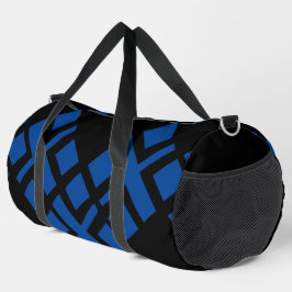 Bolso De Deporte Grande Azul profundo negro