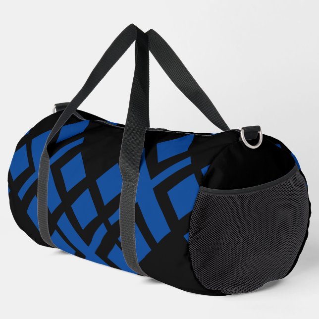 Bolso De Deporte Grande Azul profundo negro (Esquina derecha)
