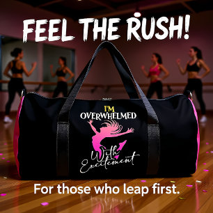 Bolso De Deporte Grande Bailarina abrumada de emoción