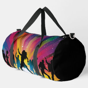 Bolso De Deporte Grande Bailarina de danza Hip Hop Concierto Música