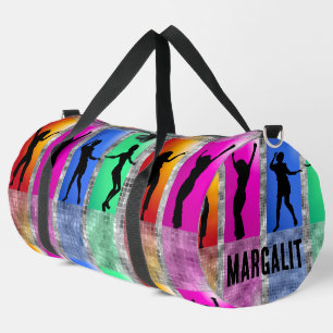 Bolso De Deporte Grande Bailarina de danza Hip Hop Concierto Música
