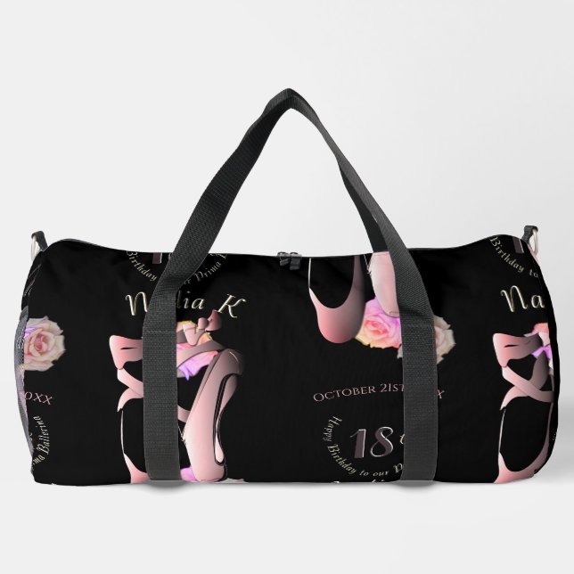 Bolso De Deporte Grande Ballerina Toe Shoes Custom Event (Reverso)