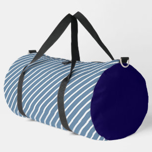 Bolso De Deporte Grande Bandas Azules Lt