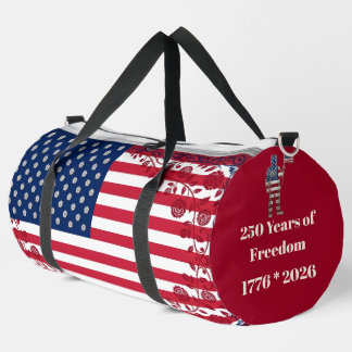 Bolso De Deporte Grande Bandera Americana de Estrellas y Franjas de 250 Añ
