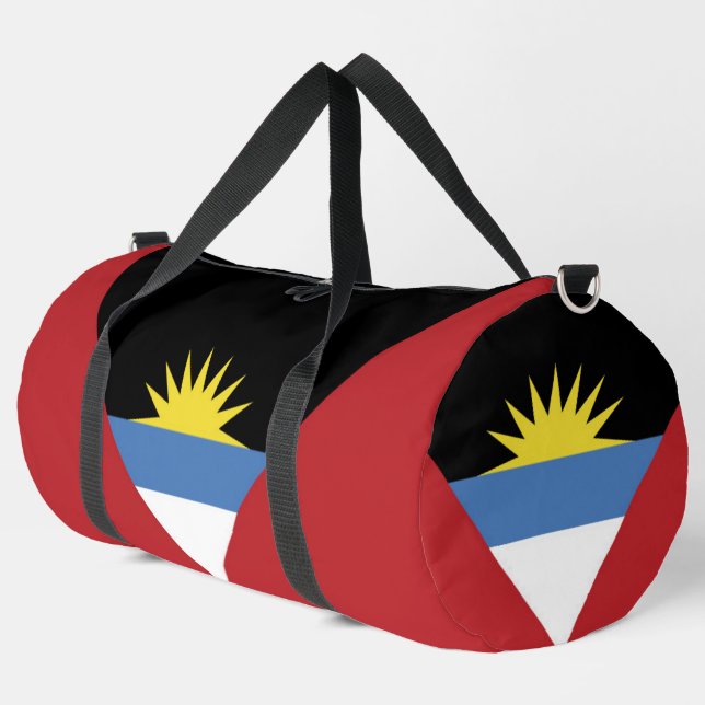 Bolso De Deporte Grande Bandera de Antigua y Barbuda (Esquina izquierda)
