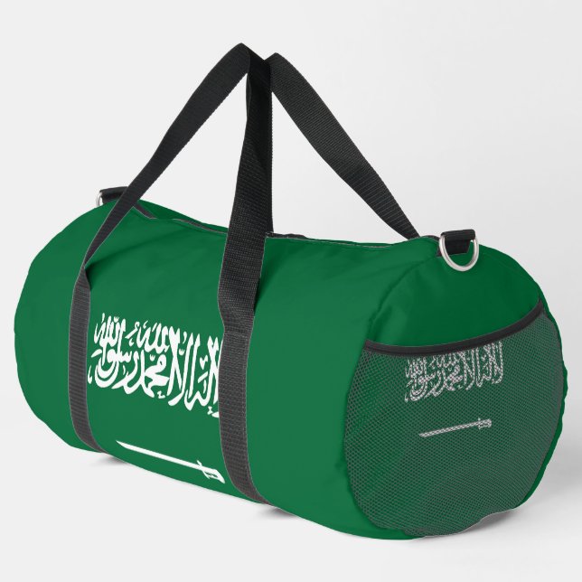 Bolso De Deporte Grande Bandera de Arabia Saudita (Esquina derecha)