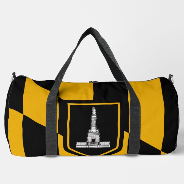 Bolso De Deporte Grande Bandera de Baltimore, Maryland (Anverso)