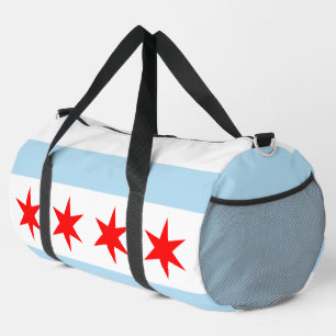 Bolso De Deporte Grande Bandera de Chicago, Illinois