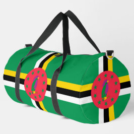 Bolso De Deporte Grande Bandera de Dominica