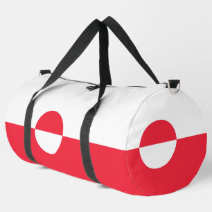 Bolso De Deporte Grande Bandera de Groenlandia