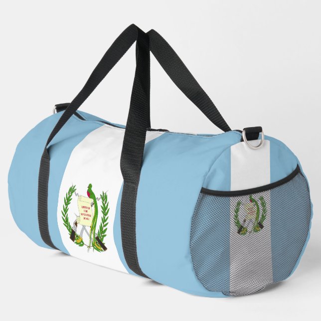 Bolso De Deporte Grande Bandera de Guatemala (Esquina derecha)