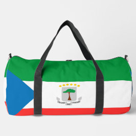 Bolso De Deporte Grande Bandera de Guinea Ecuatorial