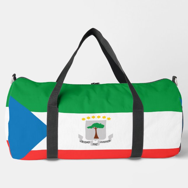 Bolso De Deporte Grande Bandera de Guinea Ecuatorial (Anverso)