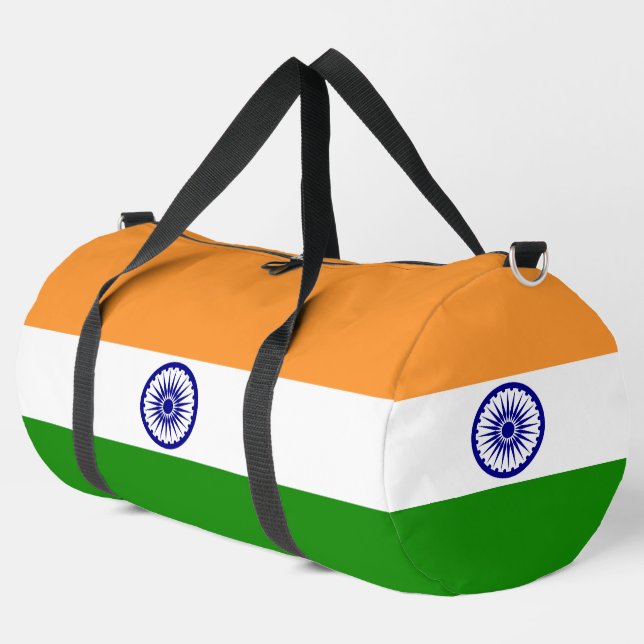Bolso De Deporte Grande Bandera de la India (Esquina izquierda)