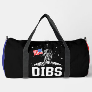Bolso De Deporte Grande Bandera de la Luna del Astronauta Dibs 