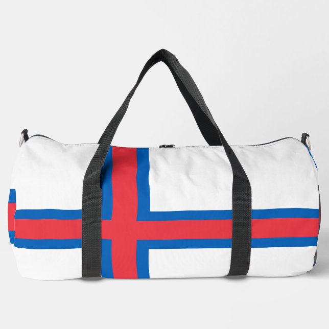 Bolso De Deporte Grande Bandera de las Islas Feroe (Anverso)