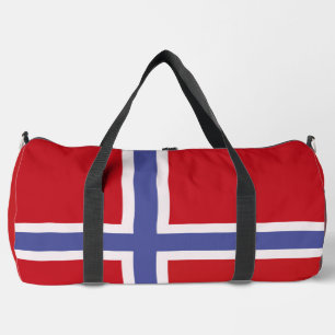 Bolso De Deporte Grande bandera de Noruega