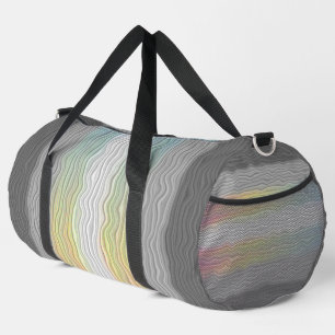 Bolso De Deporte Grande Bandera de Orgullo Demifluid Abstracta Boho Groovy