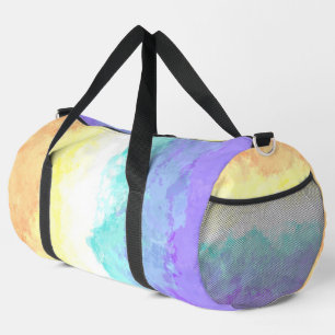 Bolso De Deporte Grande Bandera de Orgullo Genderfaun Abstracta Bohemiana