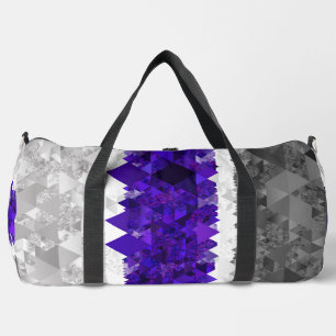 Bolso De Deporte Grande Bandera de orgullo Greygender geométrico retro boh