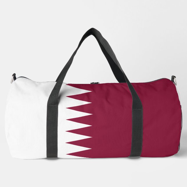 Bolso De Deporte Grande Bandera de Qatar・ق ط・・ (Anverso)