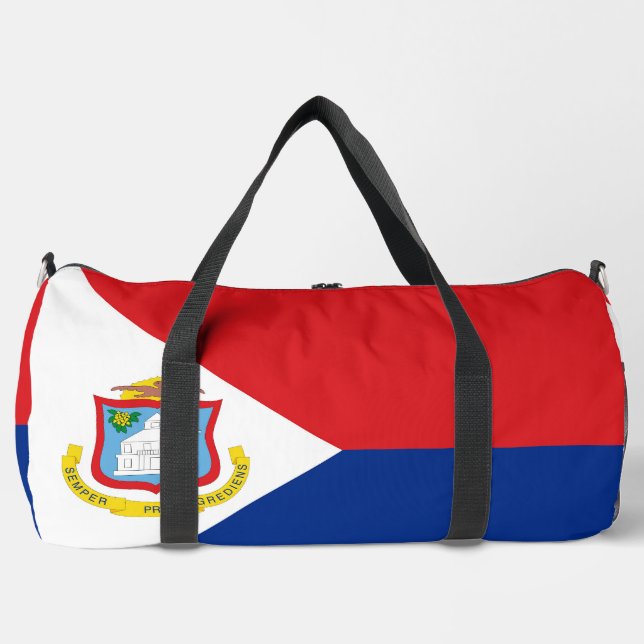 Bolso De Deporte Grande Bandera de Sint Maarten (Anverso)