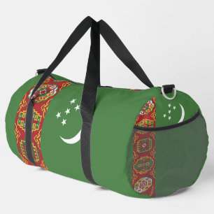 Bolso De Deporte Grande Bandera de Turkmenistán