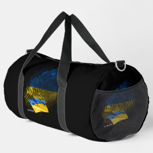 Bolso De Deporte Grande bandera de Ucrania