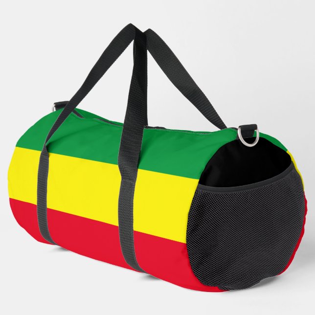 Bolso De Deporte Grande Bandera rastrista africana (Esquina derecha)
