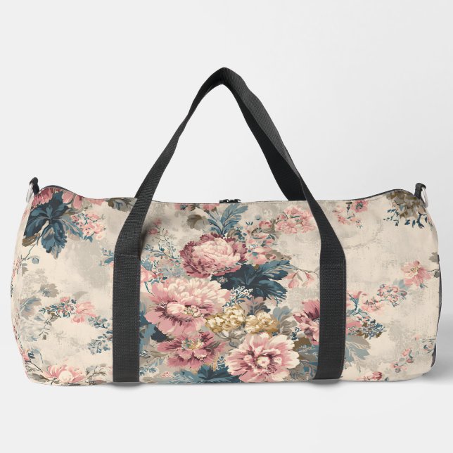 Bolso De Deporte Grande Baroque Bloom Floral Tapestry (Anverso)