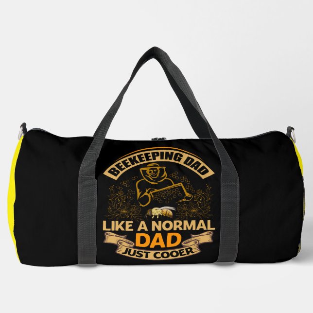 Bolso De Deporte Grande Beekeeping Dad Just Cooer  (Anverso)