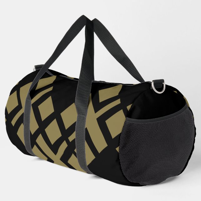 Bolso De Deporte Grande Beige negro oscuro (Esquina derecha)