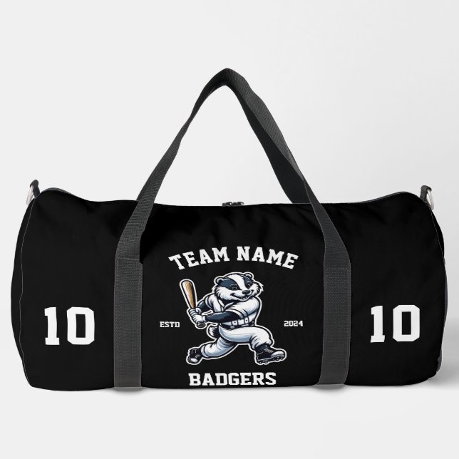 Bolso De Deporte Grande Béisbol "Personalizable" (Anverso)