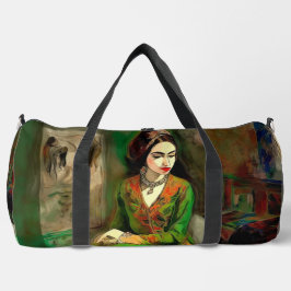 Bolso De Deporte Grande Belleza en verde