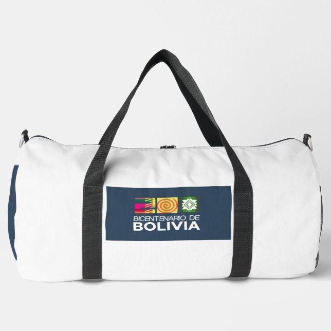 Bolso De Deporte Grande bicentenario Bolivia (Anverso)