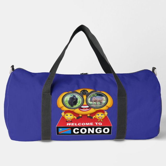 Bolso De Deporte Grande Bienvenido a Congo (Anverso)