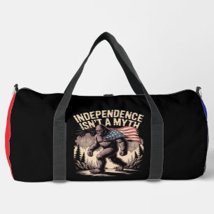 Bolso De Deporte Grande Bigfoot Patriota: La Independencia No es un Mito
