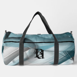 Bolso De Deporte Grande Black Large Gym Bag Trend Resumen Océano Azul