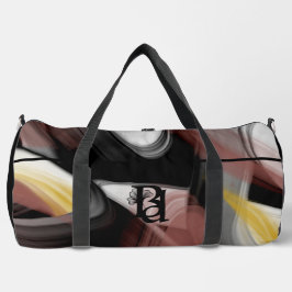 Bolso De Deporte Grande Black Large Gym Duffel Bag Trend Resumen Polvo