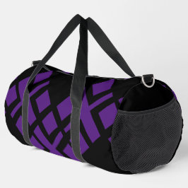 Bolso De Deporte Grande Black Royal Purple