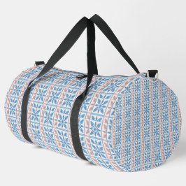 Bolso De Deporte Grande Blue Tile Large