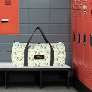 Bolso De Deporte Grande Bluebirds Duffel Bag Palest Green Grande