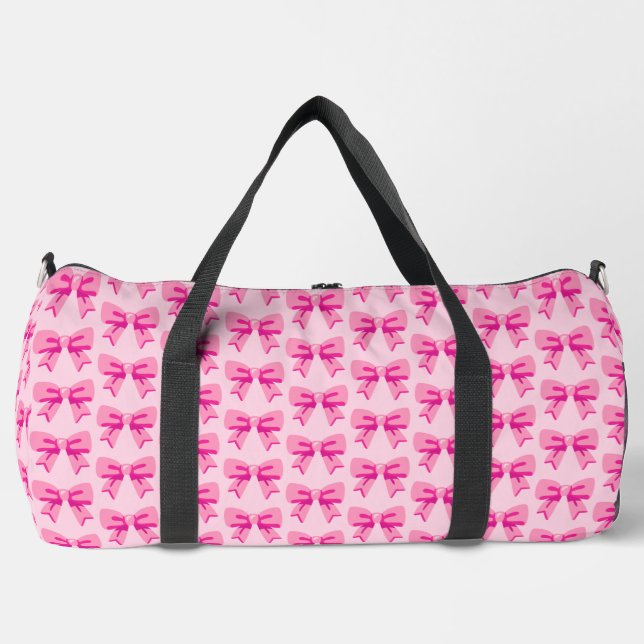Bolso De Deporte Grande Bocos rosados (Anverso)