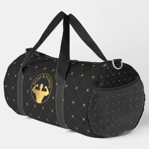 Bolso De Deporte Grande Bodybuilding Gold