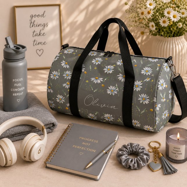 Bolso De Deporte Grande Boho Floral Arcoíris (Subido por el creador)