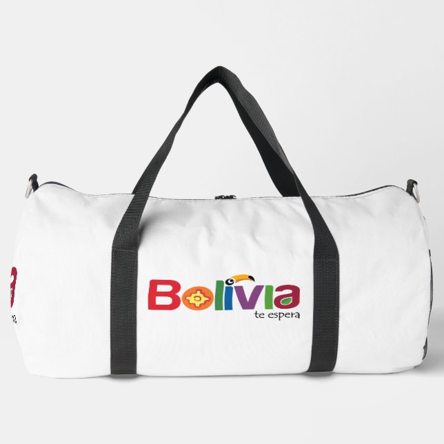 Bolso De Deporte Grande Bolivia te espera (Anverso)