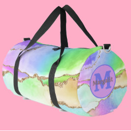 Bolso De Deporte Grande Bolso grande de arcoíris holográfico de ágata past